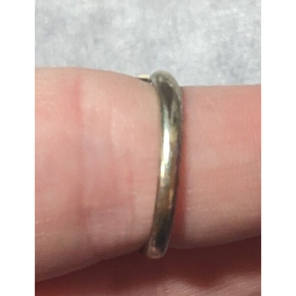 Minimalist Coquette Silver Tone And Cream Bow Ring Size 7 - Picture 12 of 13